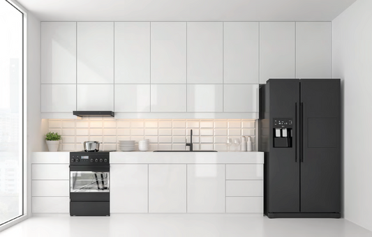 Highland Gloss White (Euro Deluxe) Sample Door