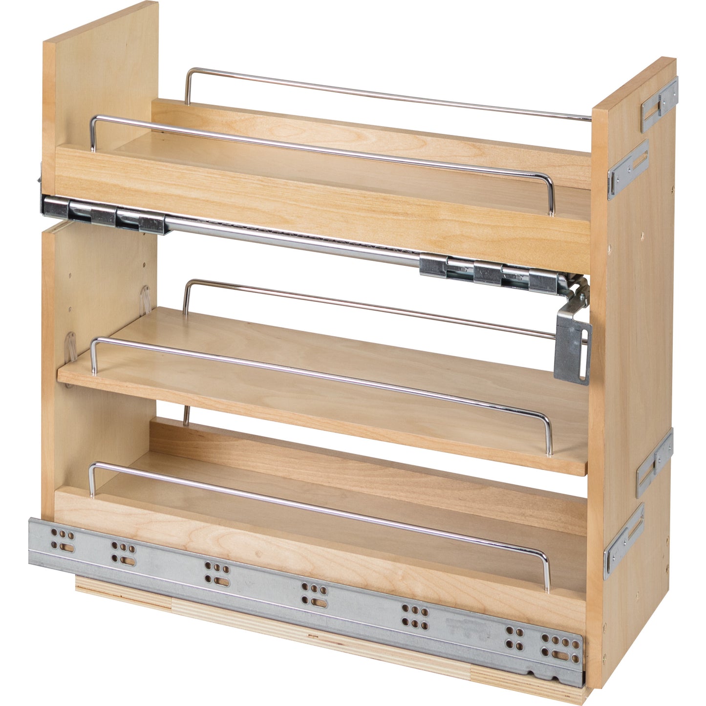 8" "No Wiggle" Soft-close Under Drawer Base Pullout for B12