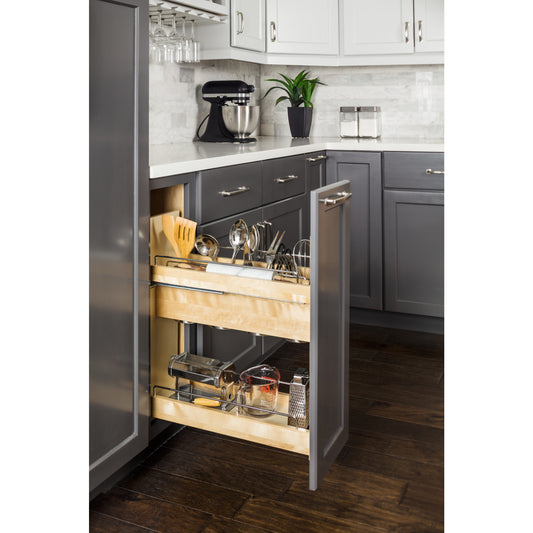 5" "No Wiggle" Utensil Bin Soft-close Base Cabinet Pullout for B09 FHD (Shipped Separately)