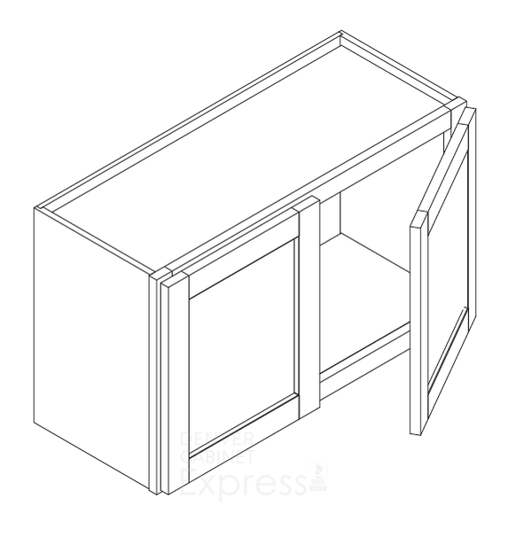 W3615 (36" Wide, 15" Tall, Wall Cabinet)