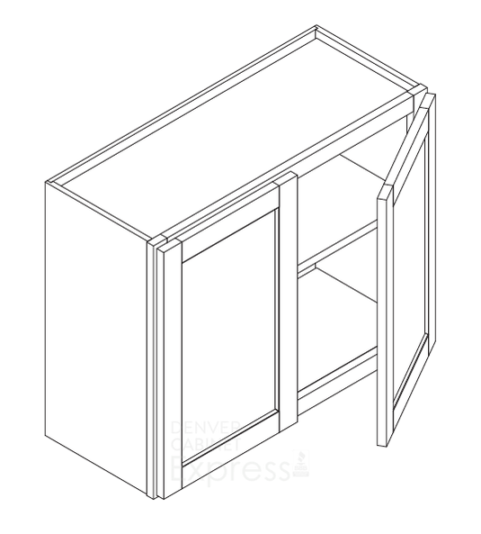 W3024 (30" Wide, 24" Tall, Wall Cabinet)