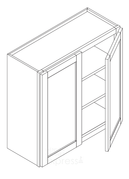 W2430 (24" Wide, 30" Tall, Wall Cabinet)