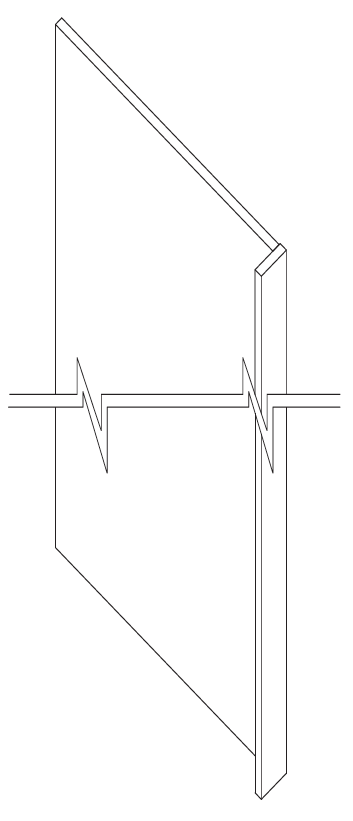 3" Refrigerator End Panel (REP3X96)