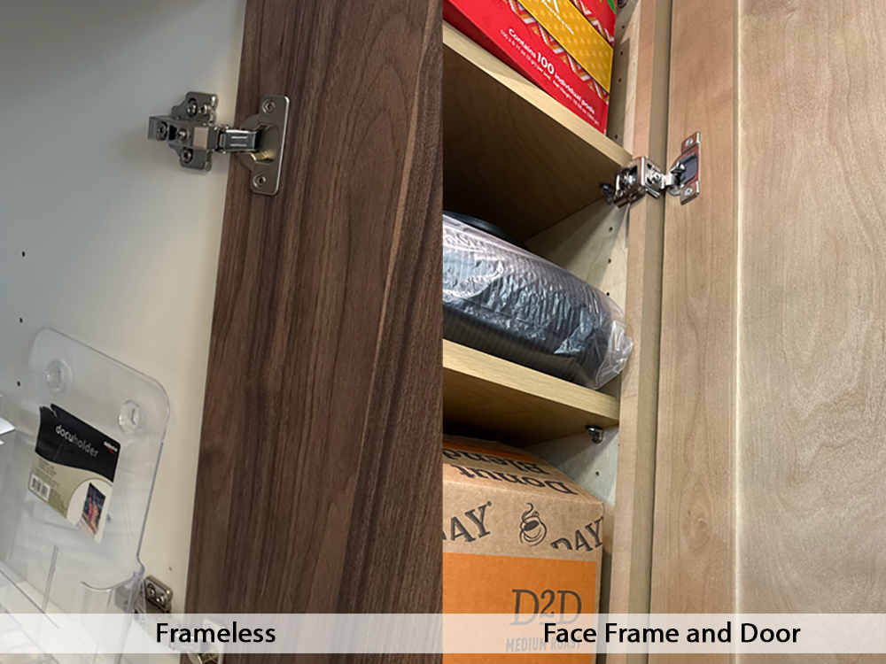 Frameless vs Face Frame Cabinets: What’s the Difference?