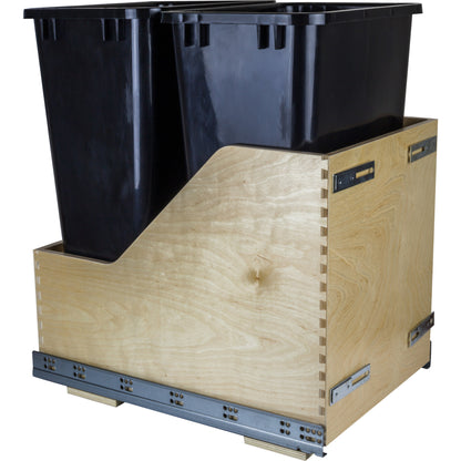 B18 FHD Trash Kit - Double Trash Can Kit Soft Close (35 Qt) (Shipped Separately)