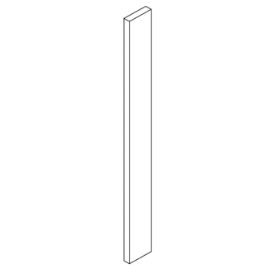 WF342 (3" Wide, 42" Tall, 3/4" Thick, Wall Filler)