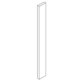 TF696 (6" Wide, 96" Tall, 3/4" Thick, Tall Filler)